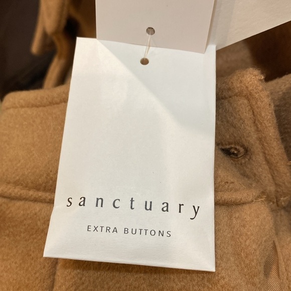 Sanctuary camel wool blend Shacket/ jacket with pockets. Size Small. NWT. - Picture 6 of 9